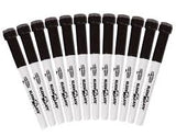 KleenSlate Black Dry Erase Markers with Eraser Cap