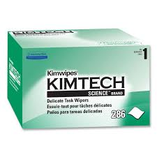 KIMTECH Kimwipes 1-Ply Delicate Task Wipers, 4.4" x 8.2", White, Box of 286