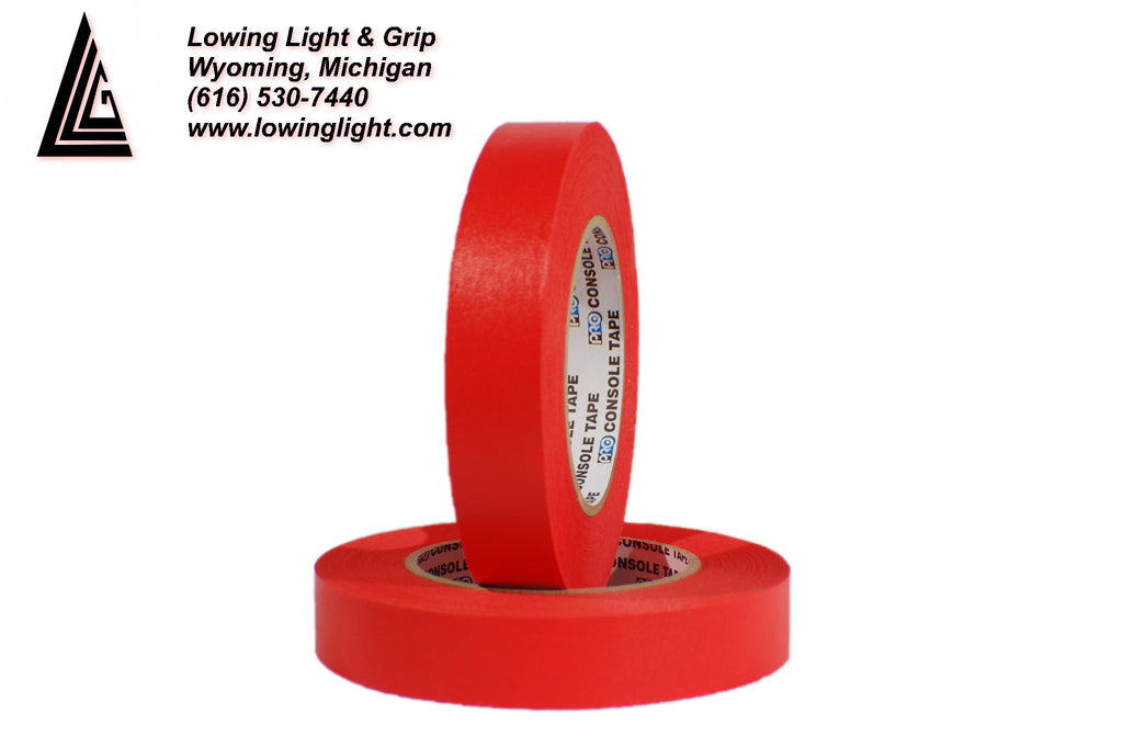 Paper Tape 1/2" Red